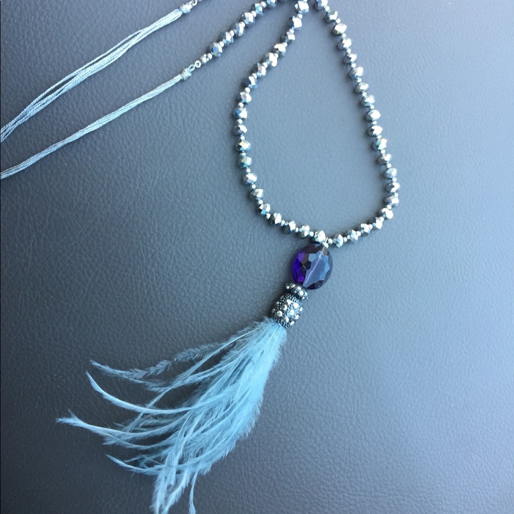 Chico’s Long Silver Necklace